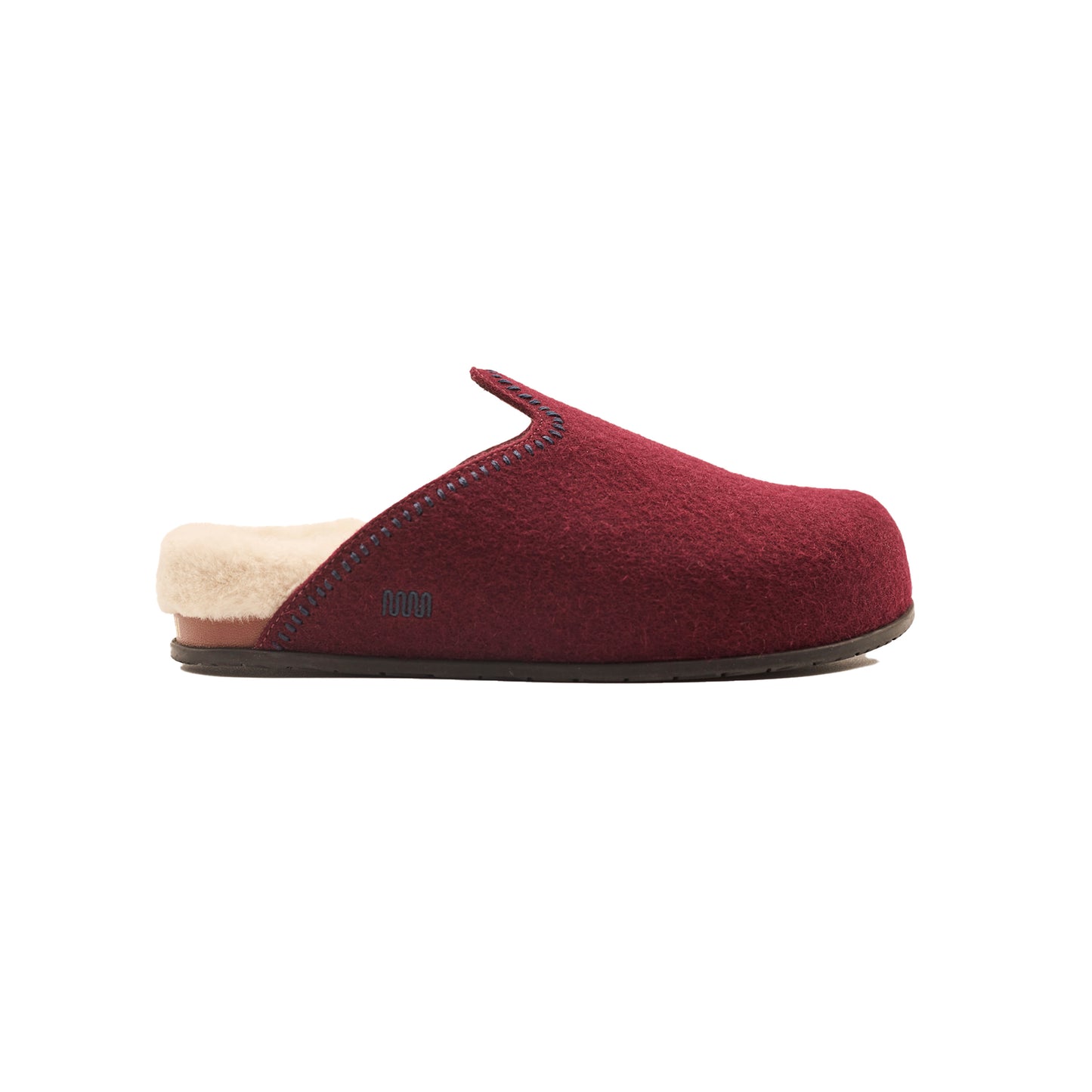 The Woolie Burro - Oxblood with Short fur Sherpa
