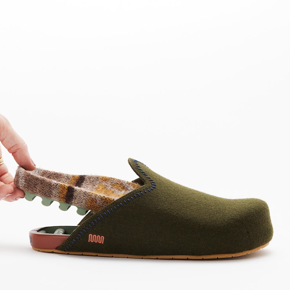 The Woolie Burro - Forest Elf Green with Ashland