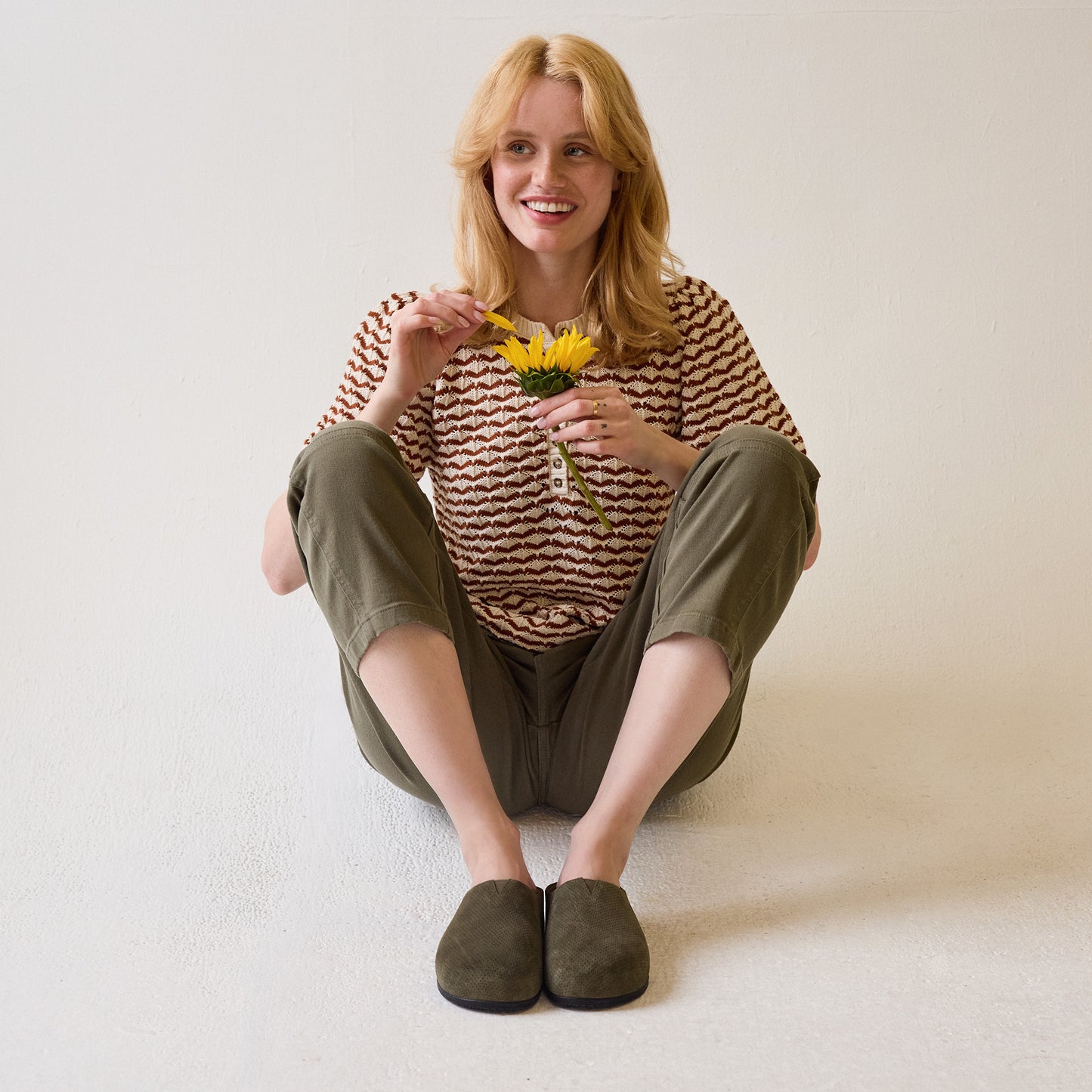 The Lily Clog in Sage Green