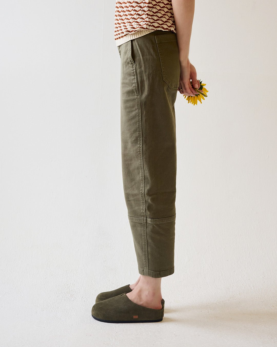 The Lily Clog in Sage Green