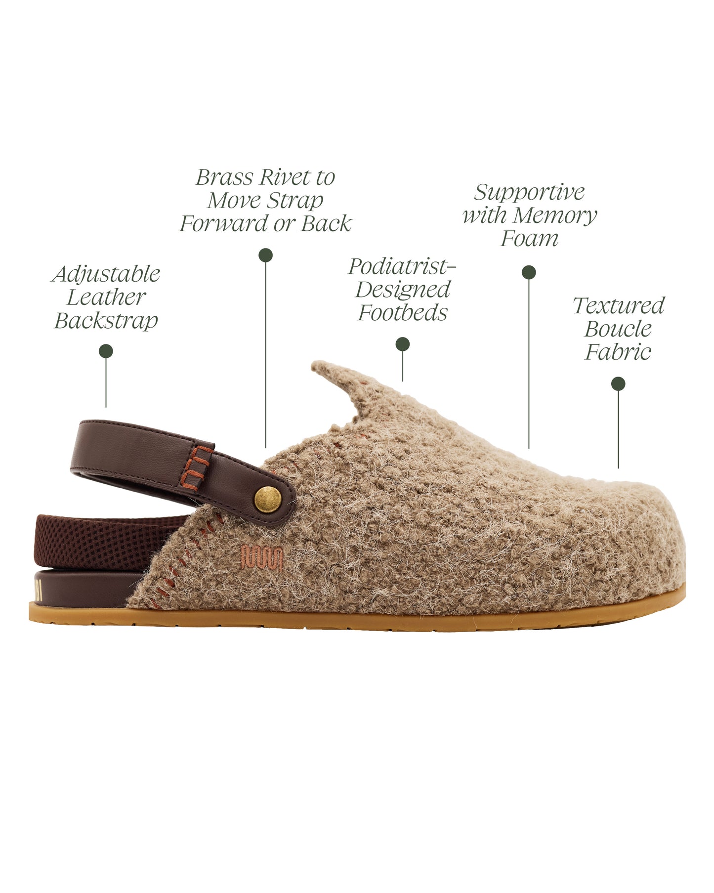 The Oatmeal Slingback Burro