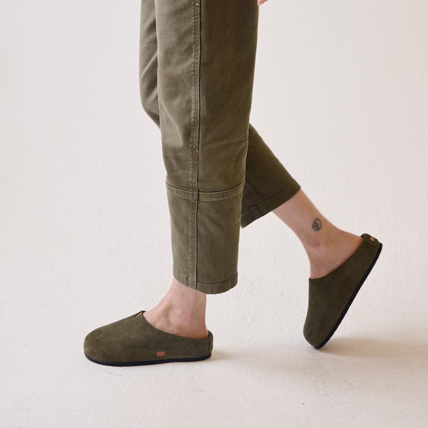 The Lily Clog in Sage Green