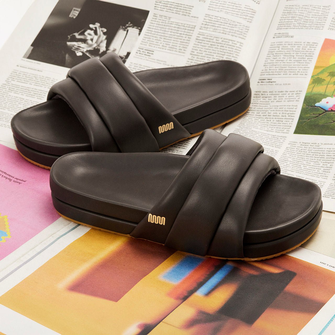 The Softie Slide - Faded Black