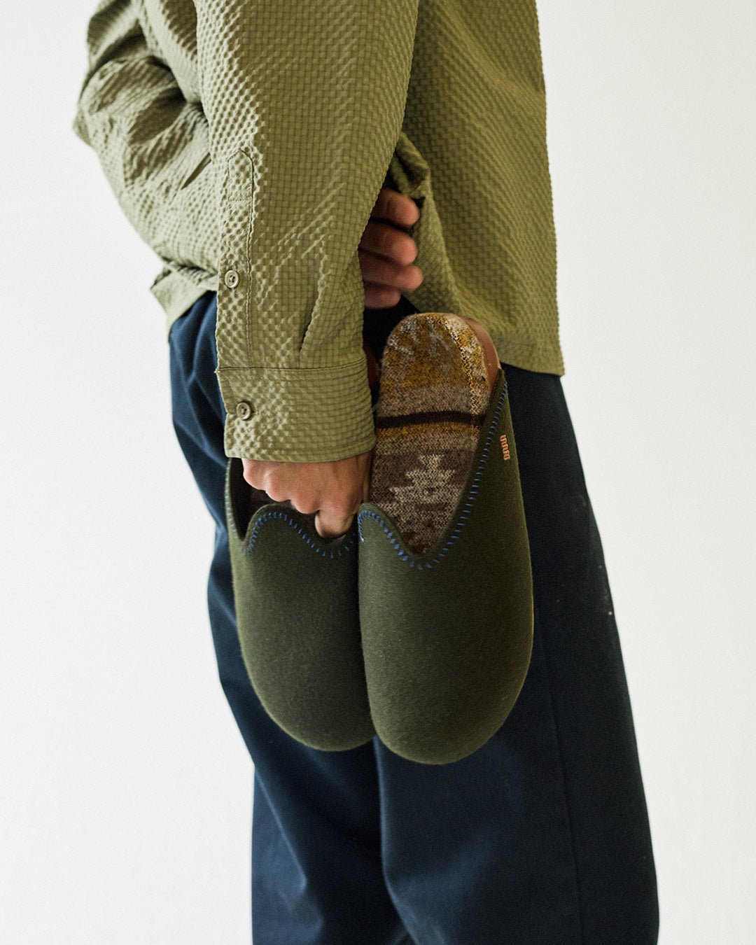 The Woolie Burro - Forest Elf Green with Ashland