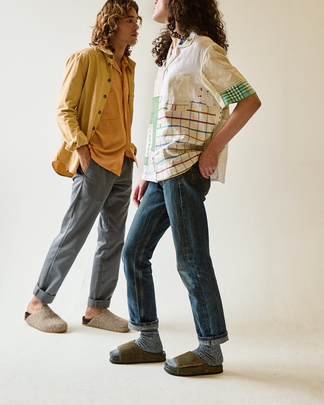 The Ollie Slide - Army Green Suede