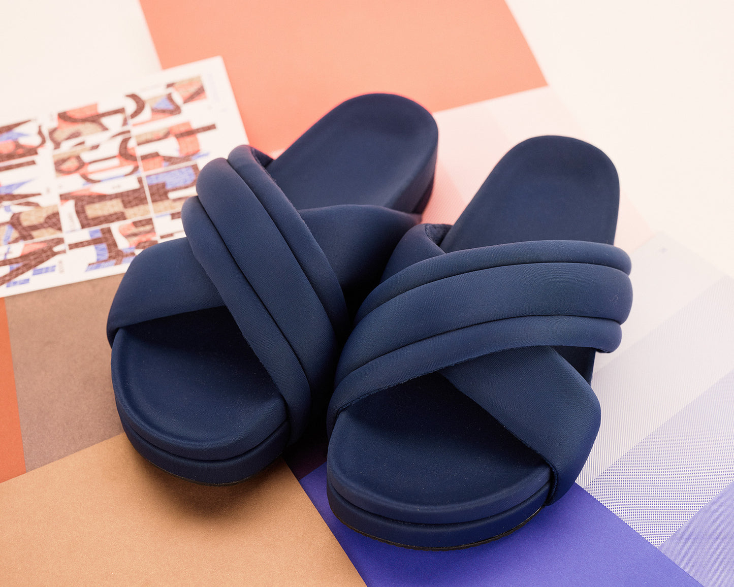 Huggy Slide - Navy Blue