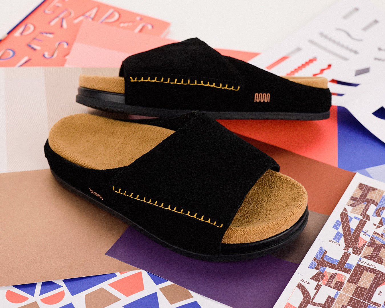 The Ollie Slide - Black Suede