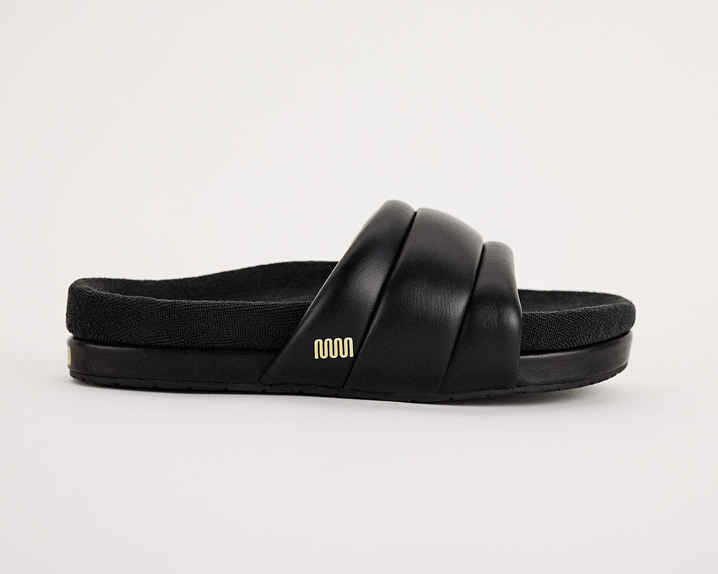Black Terry Cloth with Double Plush Memory Foam