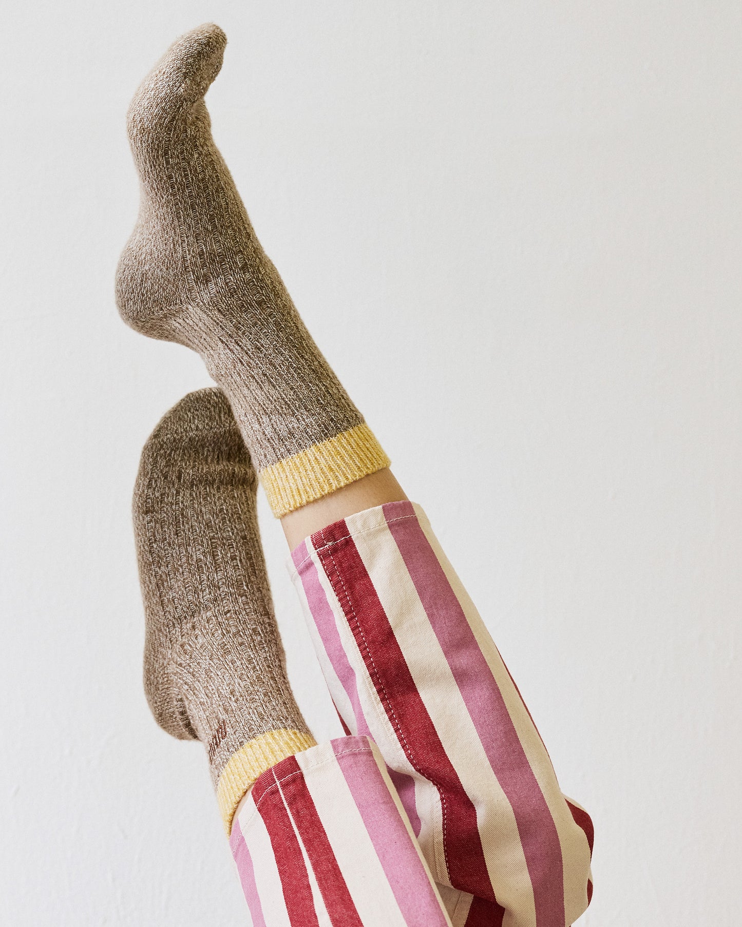 Everyday Sock - Chestnut & Gold