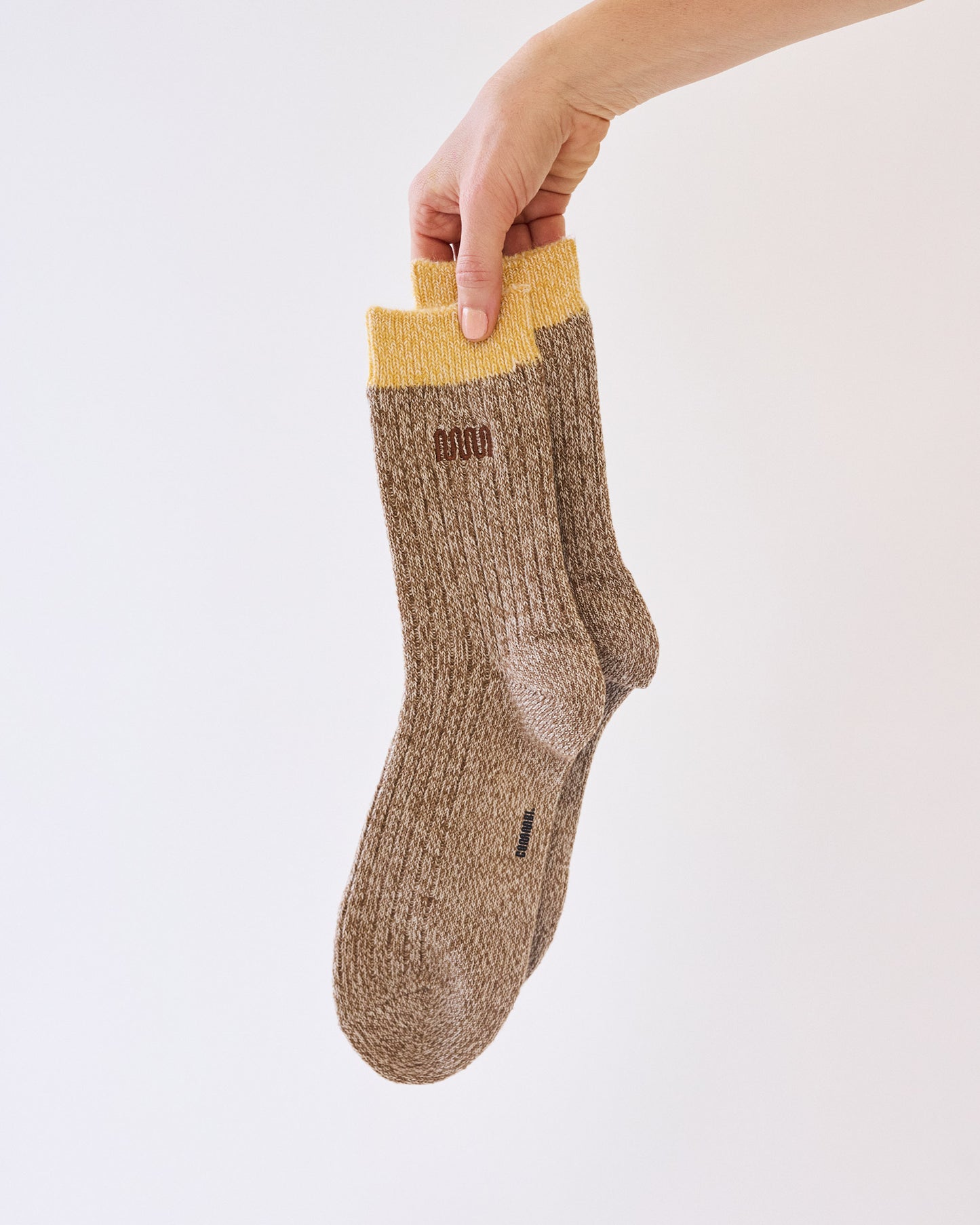 Everyday Sock - Chestnut & Gold