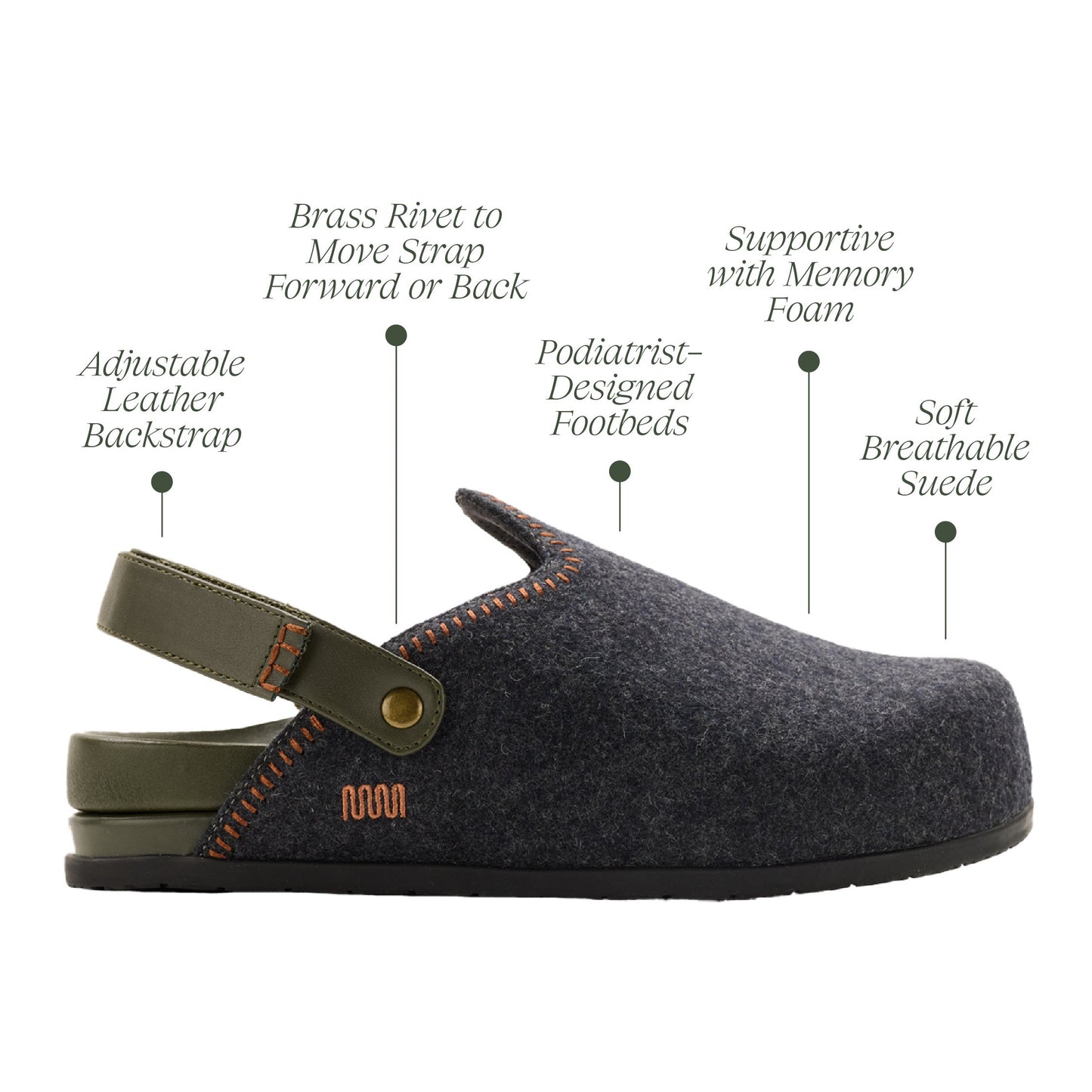 The Woolie Burro Slingback