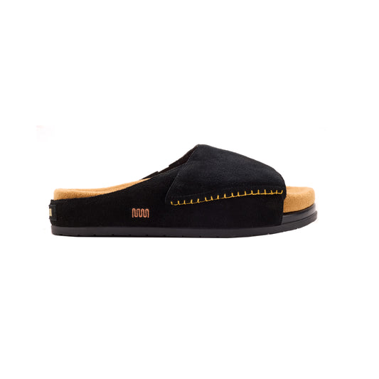 The Ollie Slide - Black Suede
