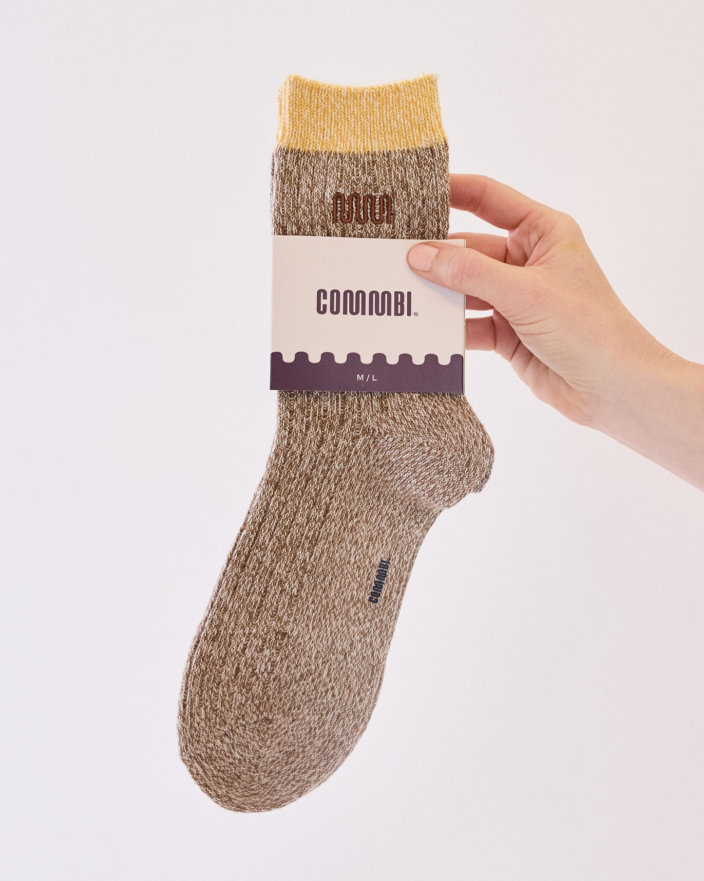 Everyday Sock - Chestnut & Gold