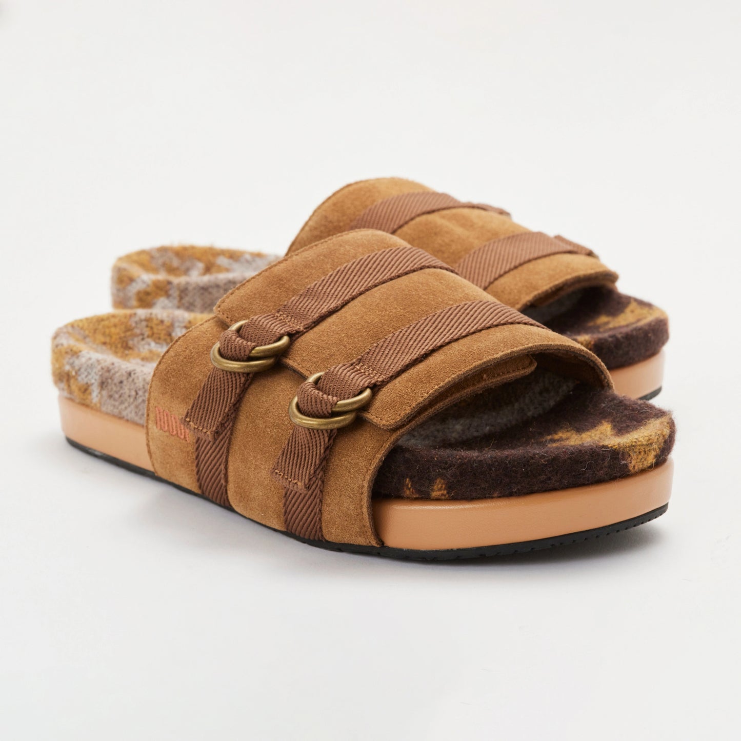 The Rhoads Slide - Otter Brown with Ashland - Womens