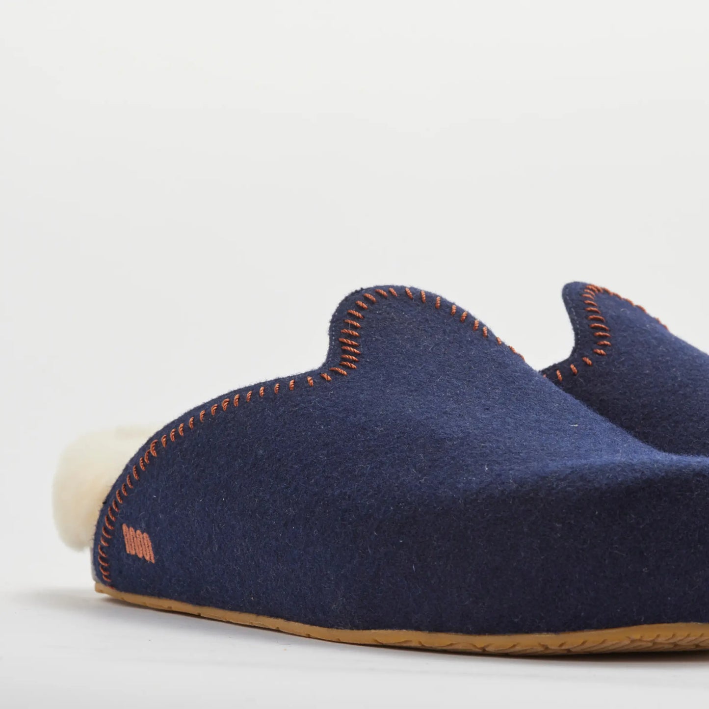 The Woolie Burro - Navy with Shearling - Mens - 3