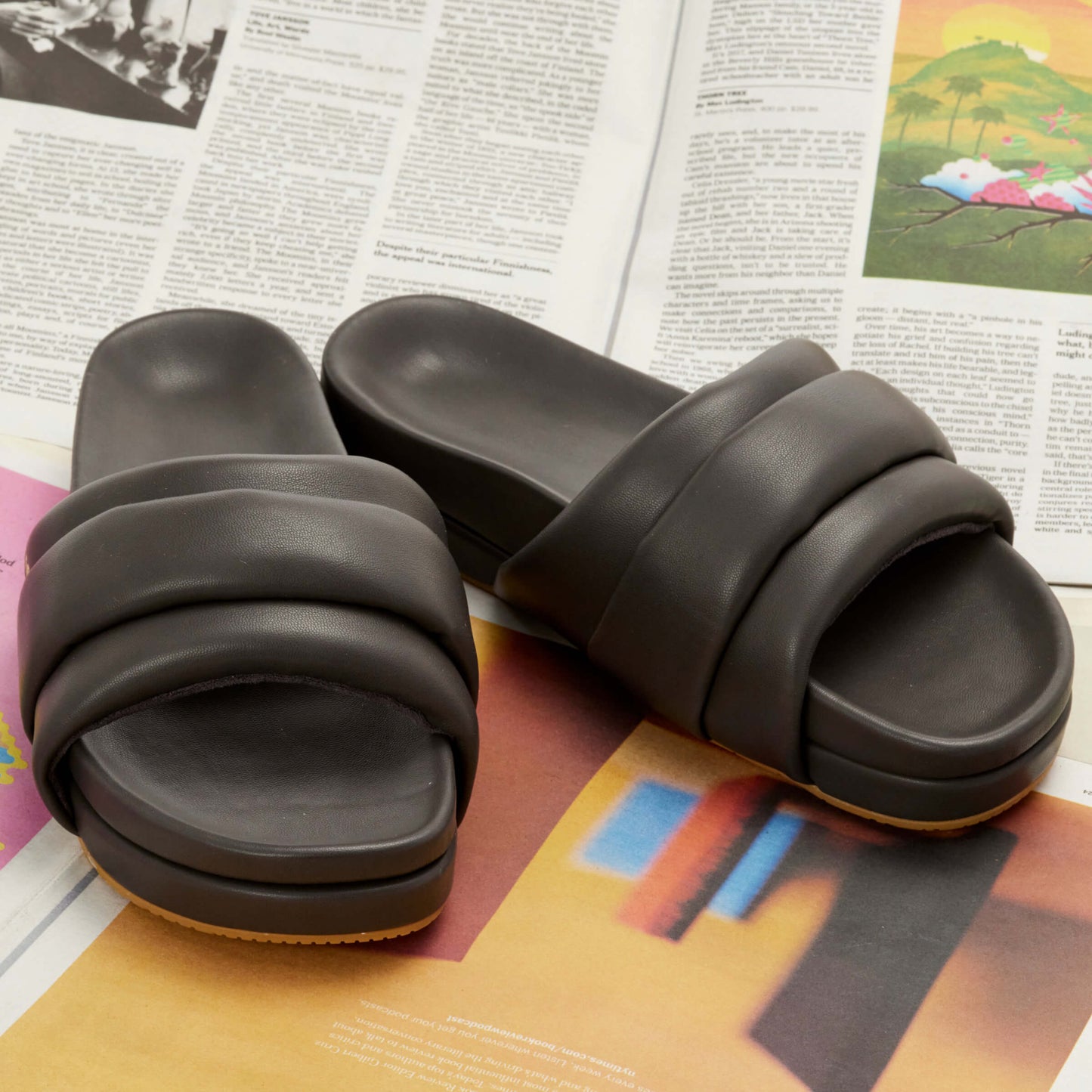 The Softie Slide - Black - Mens