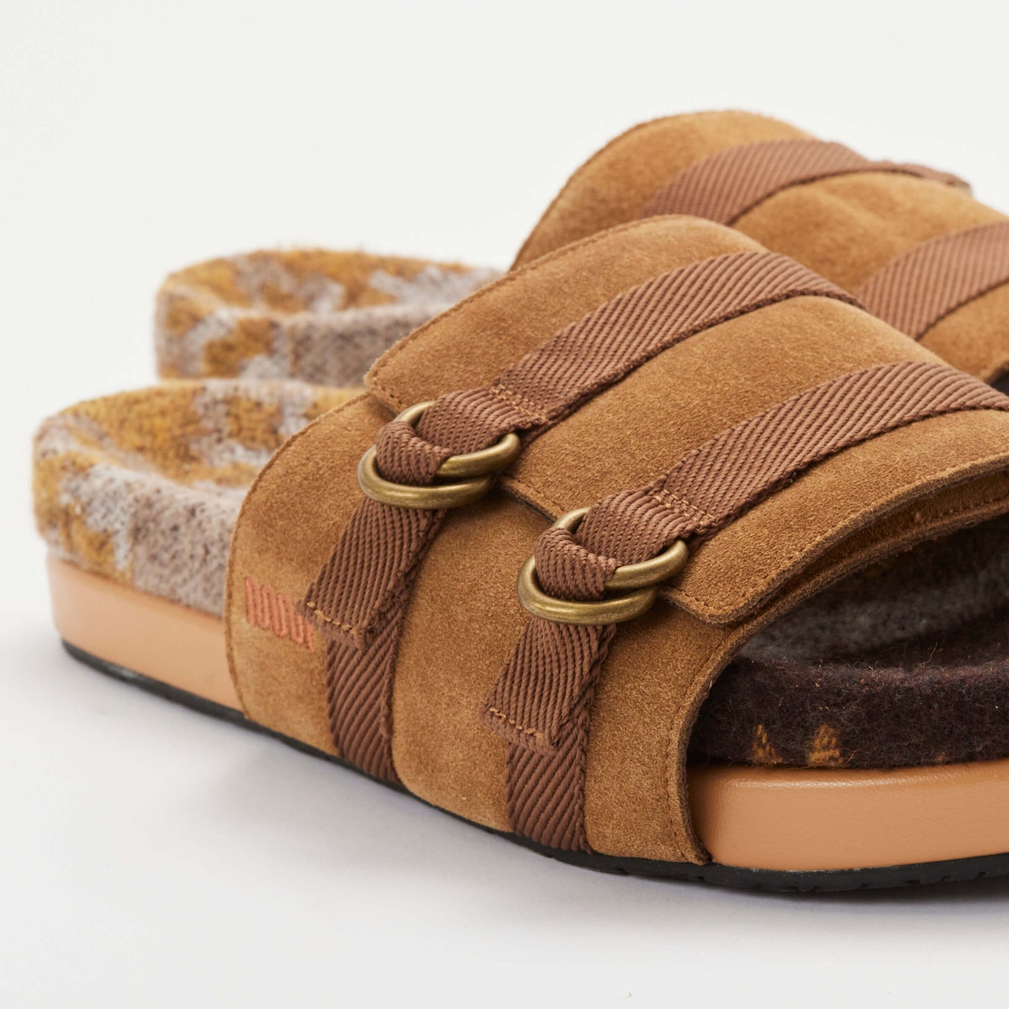 The Rhoads Slide - Otter Brown with Ashland - Womens