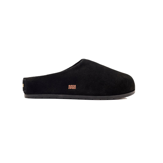 The Lily Clog in Black Suede