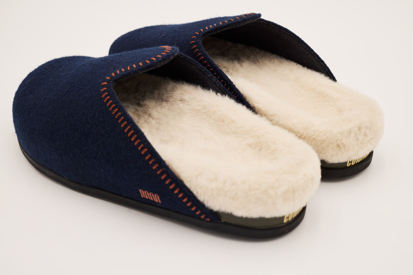 The Woolie Burro - Navy with Short fur Sherpa