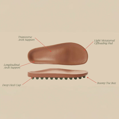 The Softie Slide - Tobacco Brown - Mens