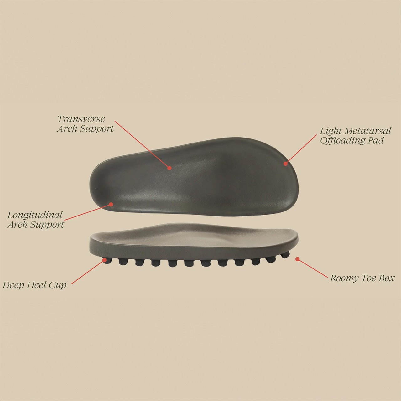 The Softie Slide - Black - Mens