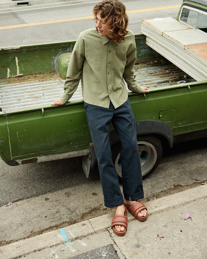 The Softie Slide - Tobacco Brown - Mens