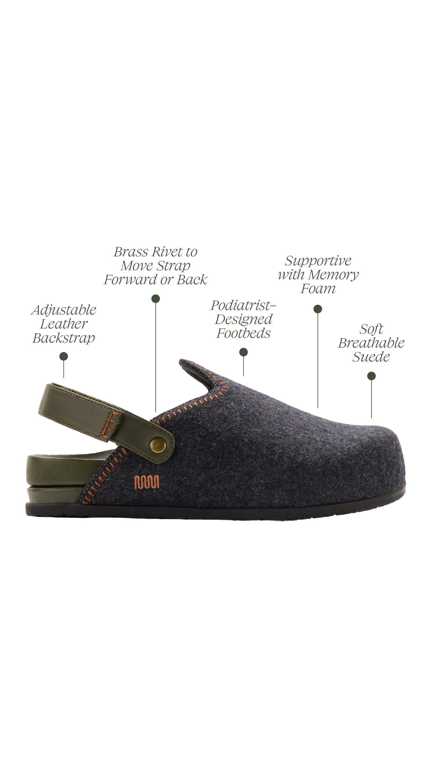 The Woolie Burro Slingback