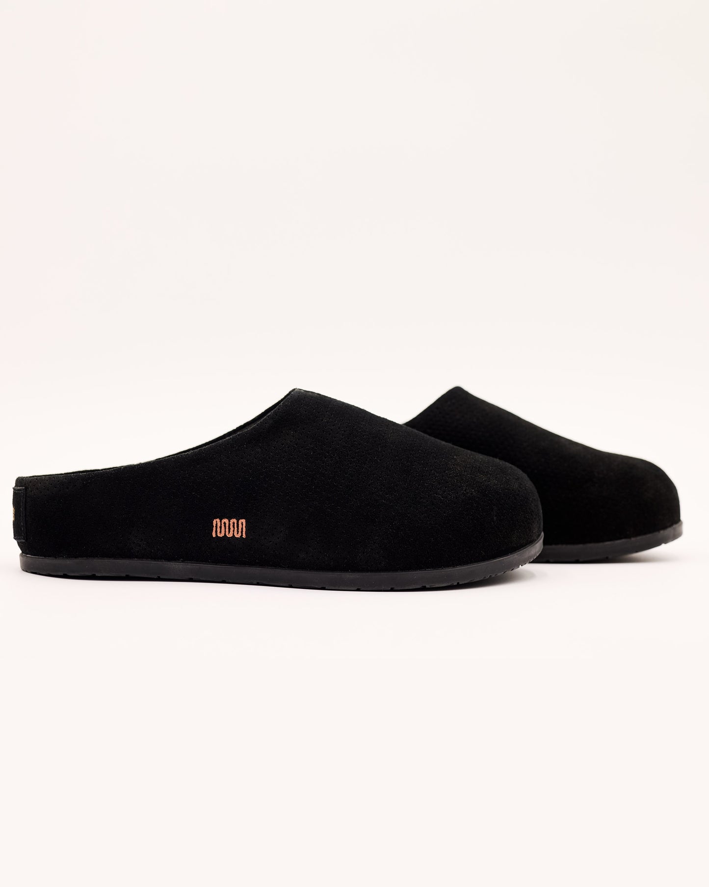 The Lily Clog in Black Suede